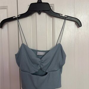 Urban Outfitters Light Blue Twist Front Camisole